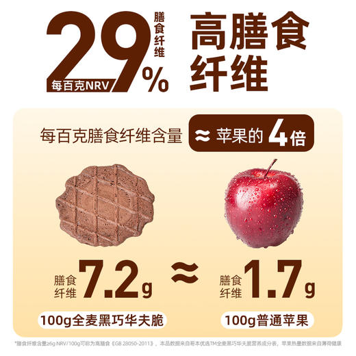 哥本全麦黑巧华夫脆 轻薄酥脆 可可浓醇 马来西亚进口可可粉 0小麦粉添加 0白砂糖添加 商品图3