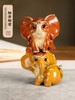 朱炳仁铜 相亲相爱铜对象桌面装饰吉象摆件铜雕工艺品 商品缩略图0