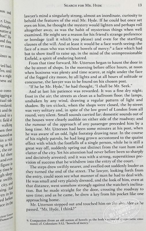 【中商原版】史蒂文森 化身博士 诺顿文学解读系列 Strange Case of Dr Jekyll Mr Hyde 英文原版 Robert L. Stevenson 商品图7