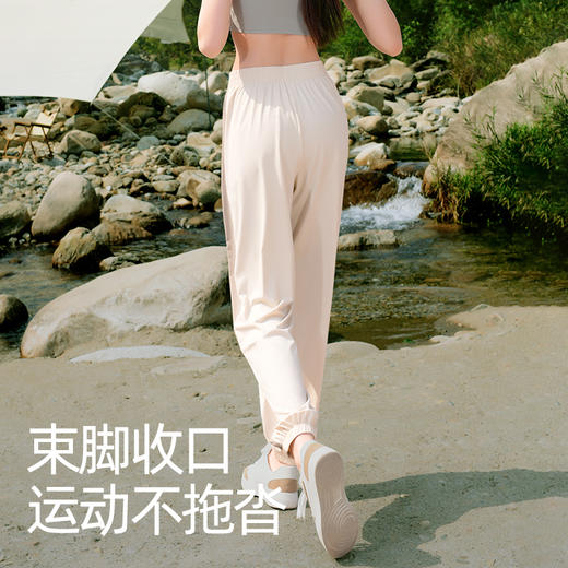 科里芙 莱卡防晒束脚裤运动户外薄款透气侧拼接裤 商品图2