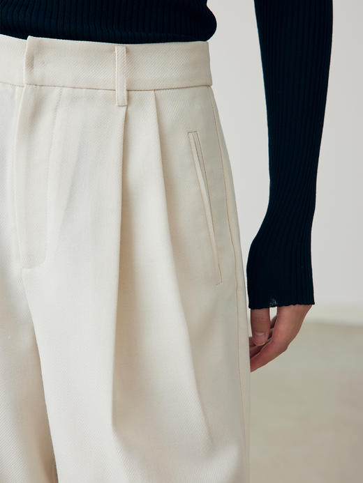 HeyDress休闲短裤女夏季法式高腰宽松五分裤梨形身材显瘦垂感中裤 商品图1