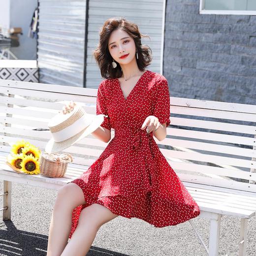 一片式裙子法式连衣裙夏季女2023装新款气质高级感小个子碎花裙子 商品图2