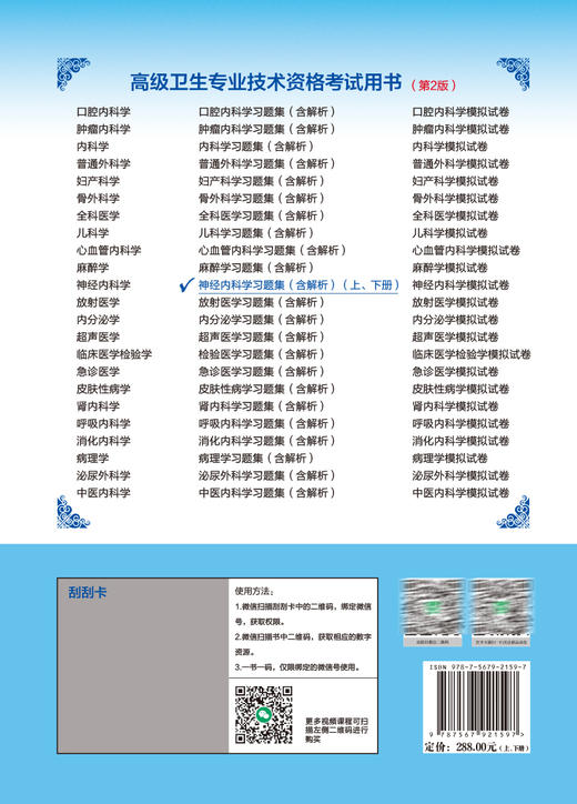 神经内科学习题集 含解析 第2版 洪晓军等编 高级医师进阶 副主任主任医师 高级卫生专业技术资格考试用书 中国协和医科大学出版社 商品图4