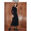 VIMAGE纬漫纪秋季新款时尚气质修身连衣裙V2077604 商品缩略图2