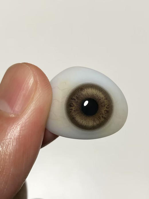 Papadox 荧火蜜蜡 日抛 十片 14.2mm 参考着色13.6mm 基弧8.7 含水43% 新锐国货 商品图4