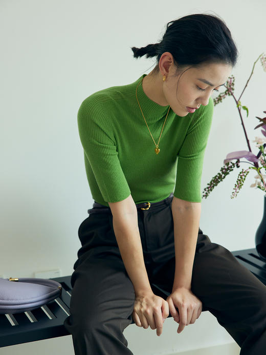 （合作款）HeyDress半高领针织衫 商品图2