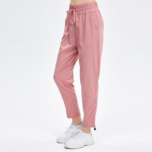 跨境欧美秋季薄款速干运动裤女宽松九分跑步休闲裤直筒瑜伽健身裤 商品图1