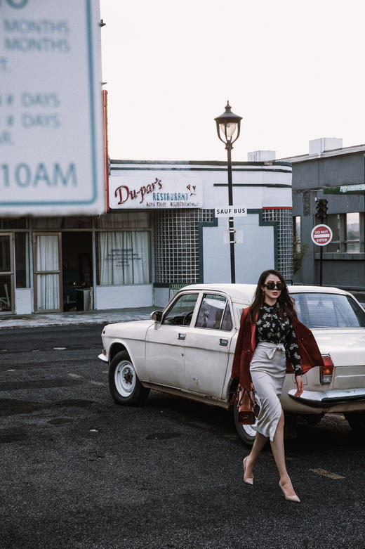 “梦蝶”100%桑蚕丝衬衫清新活力灵动四季可穿J8132483A颈袖添香 商品图2