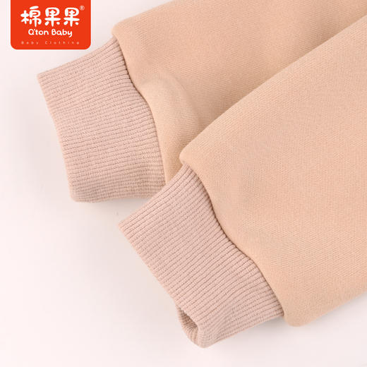 棉果果秋季新品男童连帽套头加绒卫衣复合奥利绒加绒M312182423463 商品图6