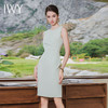 IWY/绿色无袖职业连衣裙女高端职业装气质西装内搭包臀裙可单穿Q983 商品缩略图0
