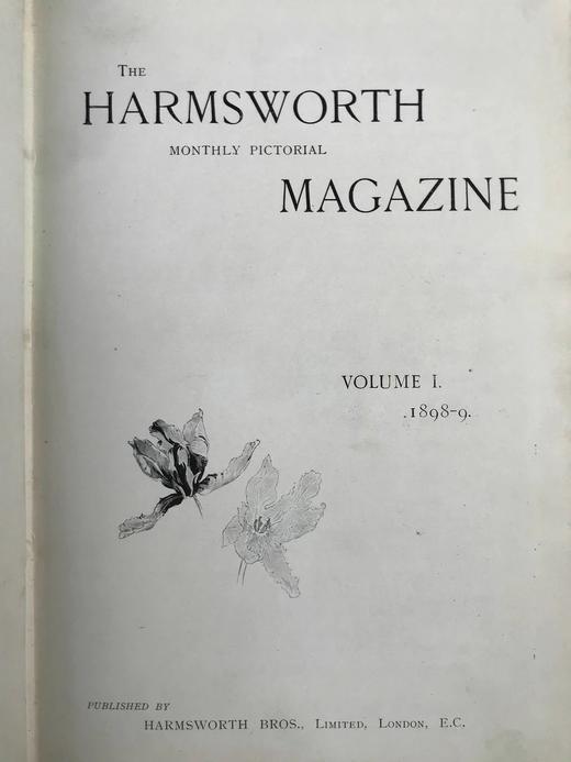1898-1899年 哈姆沃思杂志 数百幅插图 漆布精装16开 商品图3