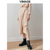VIMAGE纬漫纪秋季新款时尚气质显瘦百搭百褶半身裙V2006605 商品缩略图2