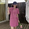 小个子连衣裙夏季女2023女装新款西装裙设计感减龄度假风裙子配包 商品缩略图0