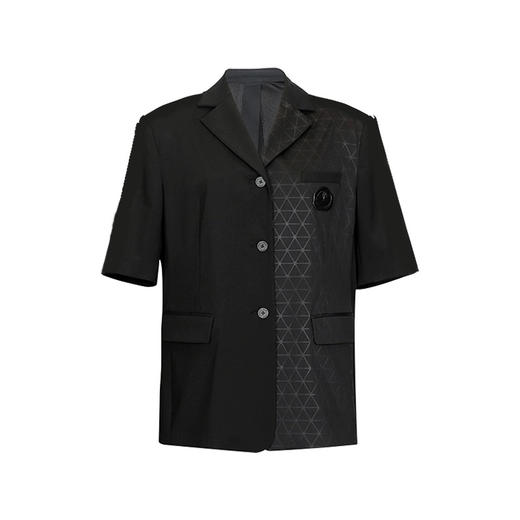 侧边撞色短袖西装 商品图3