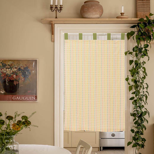 彩虹提花门帘布艺隔断门帘厨房卧室入户适用 商品图0