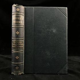 1879年 托马斯·摩尔诗集 约8幅插图 漆布精装18开