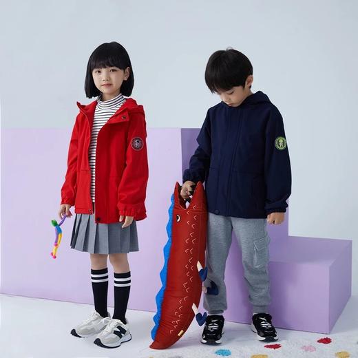 【夏季清仓】龙之涵 亲子款加绒连帽冲锋衣冲锋裤合集 中大童保暖上衣 婴幼儿A类标准 商品图14