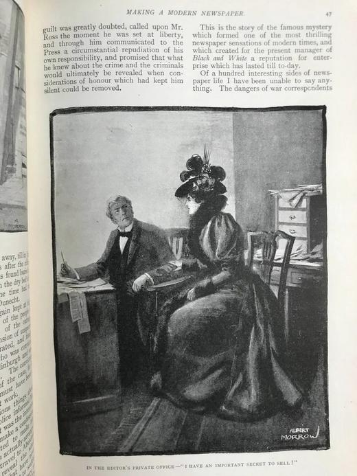 1898-1899年 哈姆沃思杂志 数百幅插图 漆布精装16开 商品图13