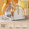 「三款配色！大容量」婴儿奶瓶收纳箱 带盖防尘水杯沥水置物架宝宝碗筷储存盒塑料收纳盒寝具用品 商品缩略图1