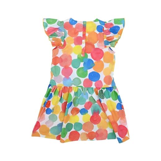 rainbowxoxo 彩色波波印收腰连衣裙【该商品不支持用券】 商品图2