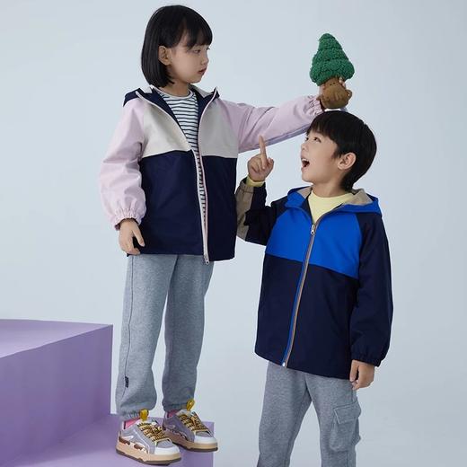 【夏季清仓】龙之涵 亲子款加绒连帽冲锋衣冲锋裤合集 中大童保暖上衣 婴幼儿A类标准 商品图9