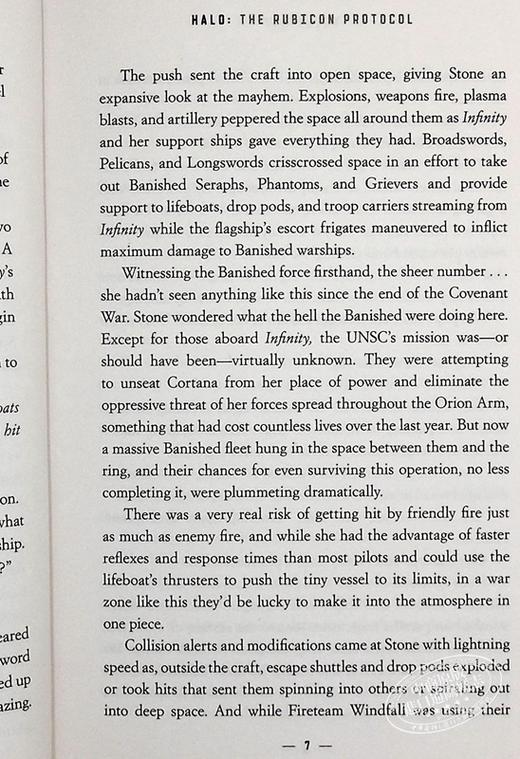 【中商原版】光环小说 卢比孔协议  Halo The Rubicon Protocol 英文原版 商品图7