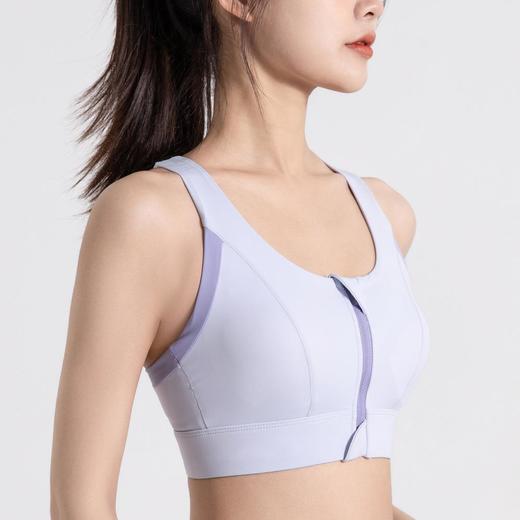 2023运动内衣女一体式前拉链工字背心聚拢跳操跑步运动健身瑜伽女 商品图2