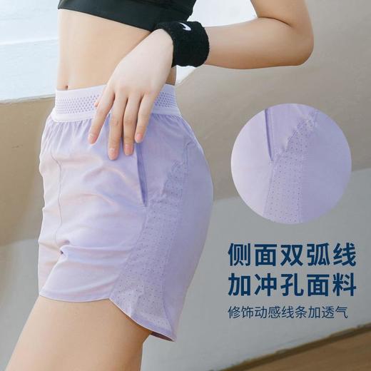 2023新款欧美外贸健身运动短裤女防走光高弹透气运动瑜伽跑步短裤 商品图1