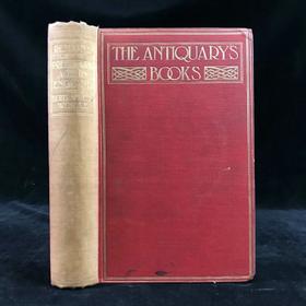 1909年 英格兰史前时代遗物 93幅插图 漆布精装大32开