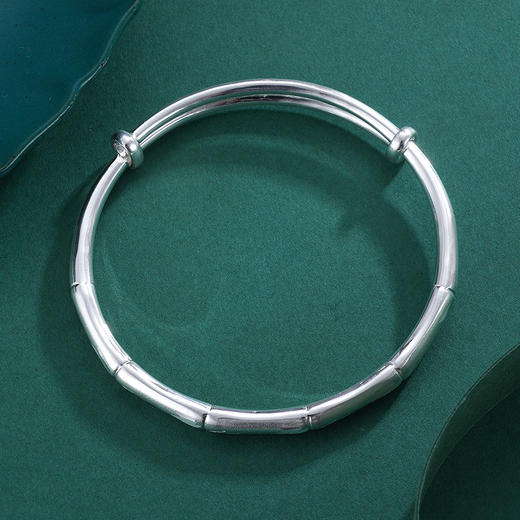 子佩集S999银【步步高升】手镯【ZCP202Y】推拉2307 商品图4