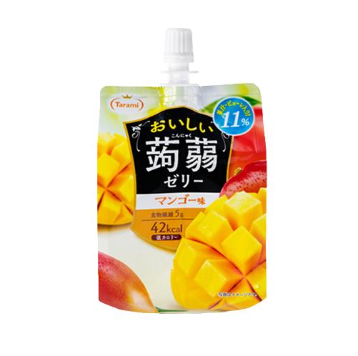 Tarami塔拉米蒟蒻芒果味吸吸果冻150g/袋 商品图0