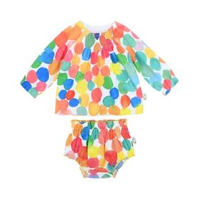 rainbowxoxo 彩色波波印花长袖套装【该商品不支持用券】