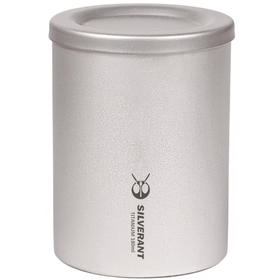 银蚁纯钛快客杯双层单人180ml旅行茶具户外户外茶具泡茶器泡茶壶银蚁户外 单人泡茶器 180ml 钛晶款