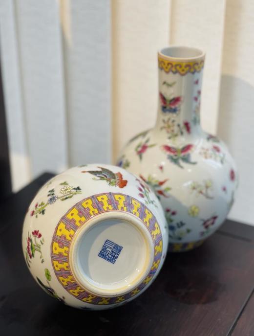 白底蝶恋花天球 商品图0