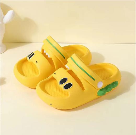 夏981尔西小童洞洞拖G230605（24-29码黄） 商品图0