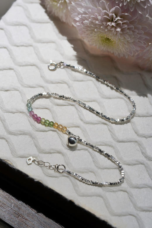 夏日限定｜碧玺碎银子脚链儿 商品图2