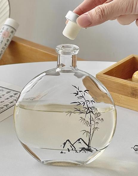 水墨画竹节冷泡瓶 商品图0