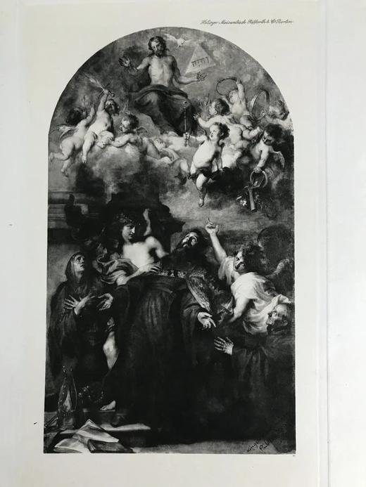 1900年 艺术巨匠《凡·戴克画集》 50幅精美画作 真皮脊精装大16开 商品图14