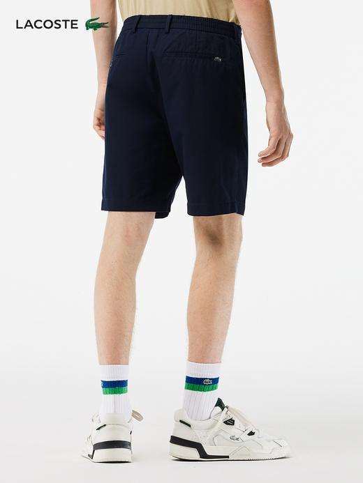 【海南专供价】Lacoste法国鳄鱼男装新款直筒裤短裤休闲裤GH7989-98 商品图2
