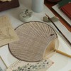 槐夏风清 夏布团扇 多款扇形/颜色可选（景德镇圆通发货） 商品缩略图0