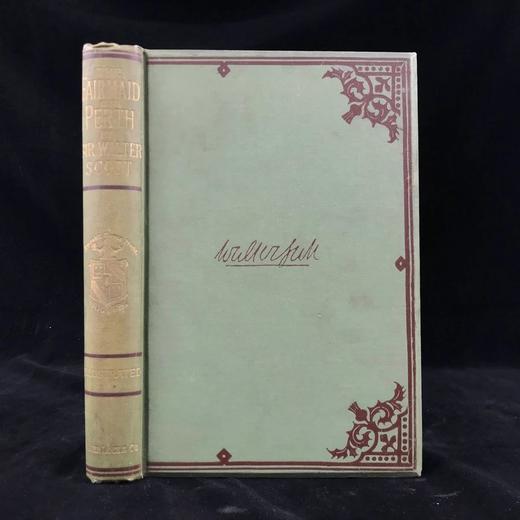 约19世纪后期 司各特《帕思丽人》 约百幅插图 漆布精装16开 商品图0