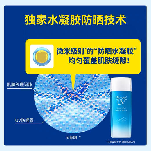 【spf50+ 清爽水感保湿防晒】日本花王Biore碧柔AQUA防晒乳spf50+ 清爽水感保湿防晒霜儿童防晒霜 商品图4