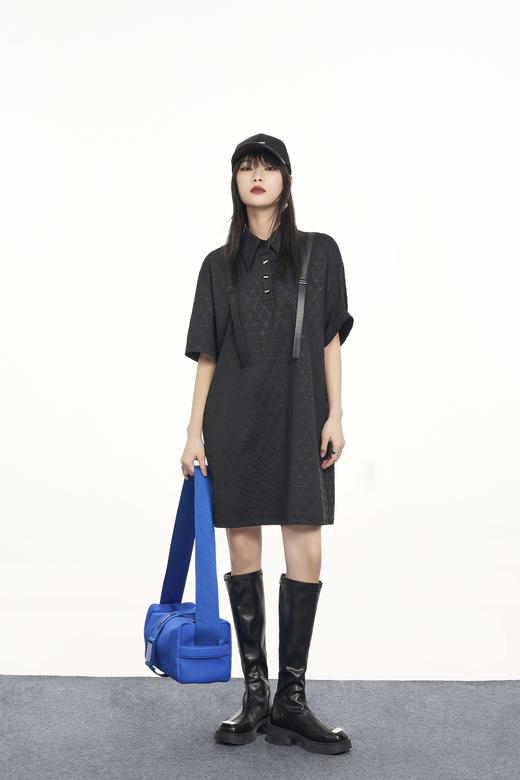 背带装饰连衣裙 商品图0