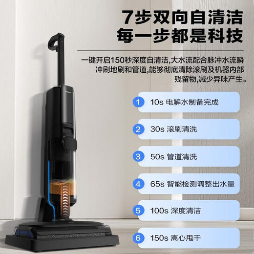 海尔（Haier） 无线智能洗地机大吸力无线双滚刷吸拖洗一体RHXBF-S310 商品图1