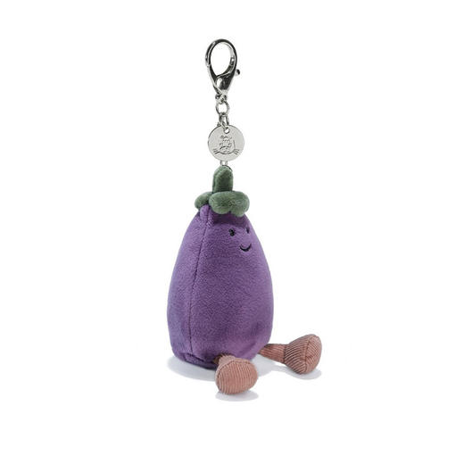 Jellycat 活泼茄子包包挂饰 (均码 12cm)JCACVV4ABC 商品图1