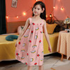 【49.9/2件女童睡裙棉绸夏季儿童薄款公主家居服】睡衣空调服女孩大童吊带睡裙，梦境之中，清风拂面。柔美的棉绸，轻盈自如。午后时光，静静流淌。童心未泯，静享盈裙。sh 商品缩略图8
