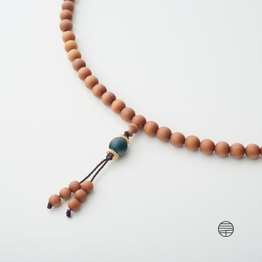 万物三千｜老山檀阿拉善玉多宝佛珠(蓝色隔珠） 108颗 6mm 商品图1