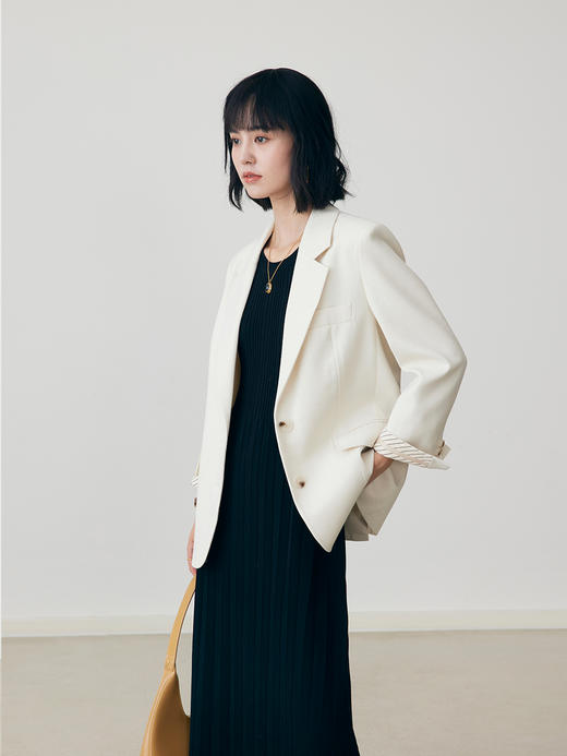 HeyDress法式西装外套女春秋休闲宽松设计感西服通勤气质上衣 商品图2