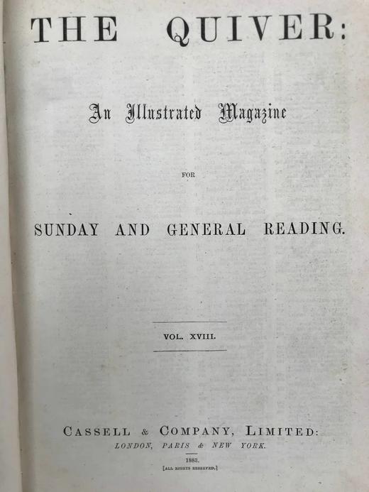 1883年 箭囊杂志 数百幅插图 漆布精装16开 商品图2