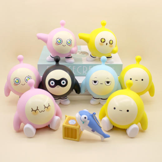 【正版授权 蛋仔派对捏捏乐】 儿童Q萌手办 慢回弹解压玩具 可爱又减压  随意揉捏不易变形 商品图0